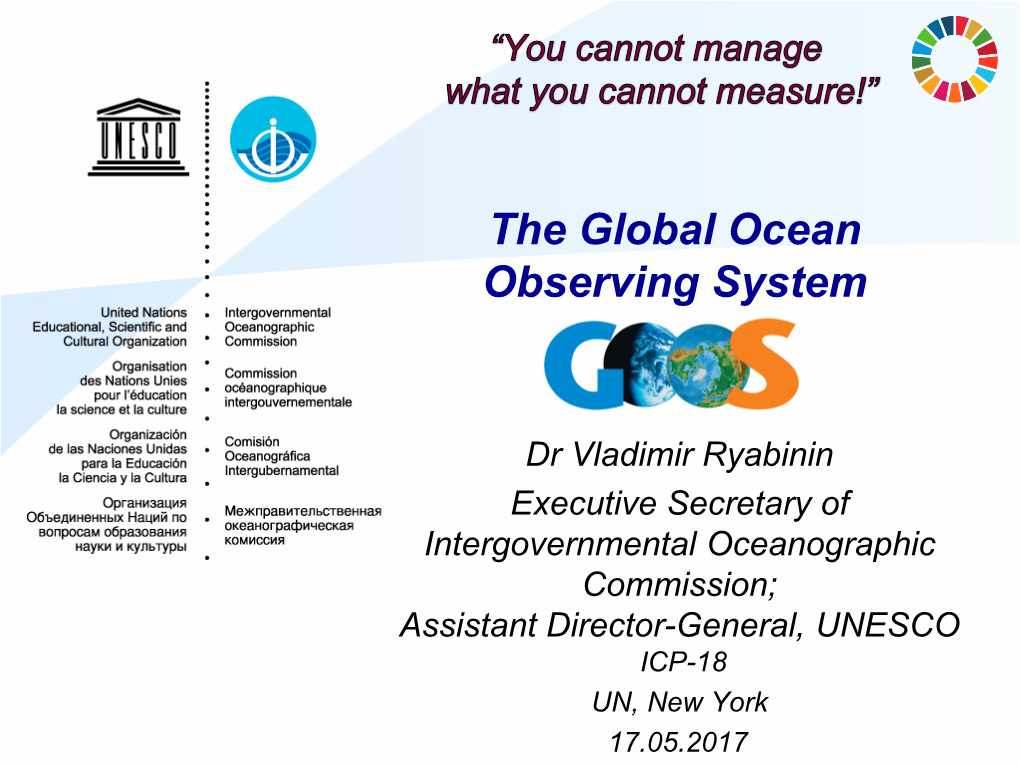 Global Ocean Observing System