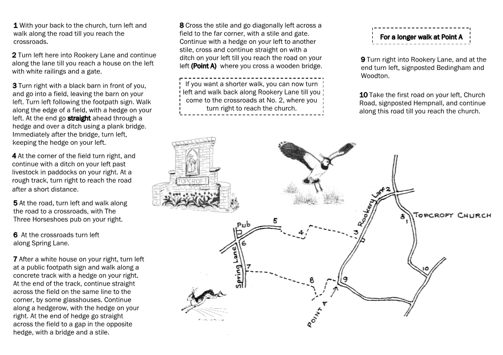 Topcroft Walk Leaflet