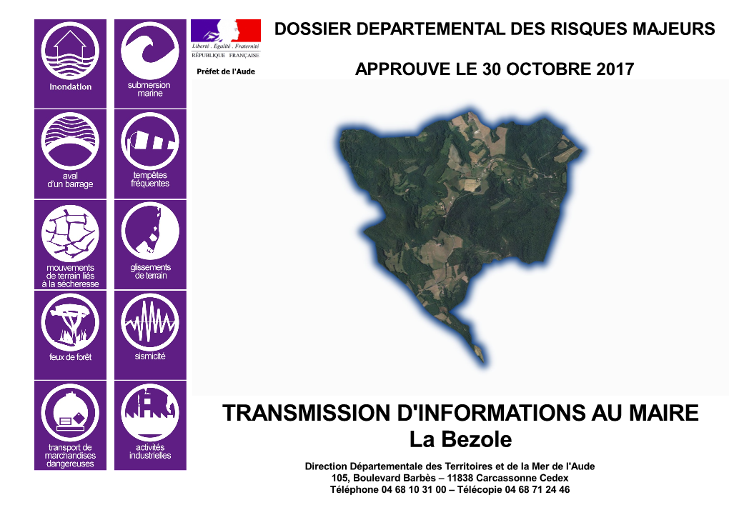 TRANSMISSION D'informations AU MAIRE La Bezole