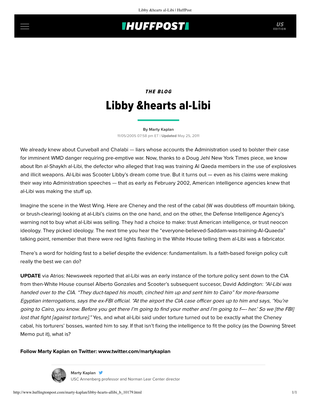 Libby &Hearts Al-Libi