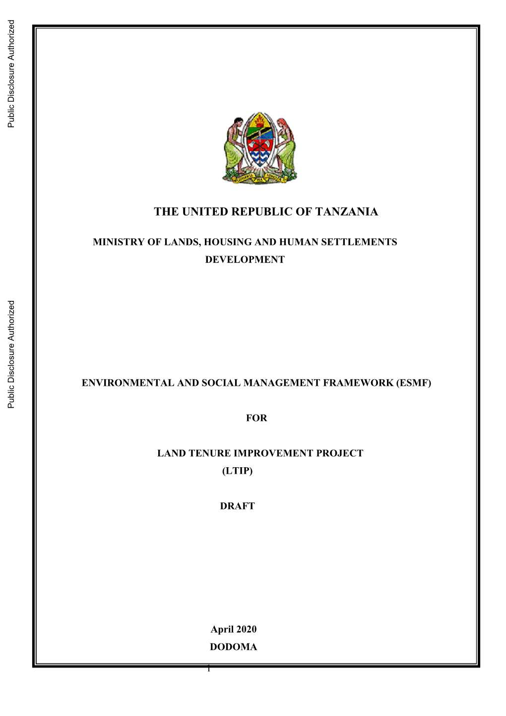 World Bank Document