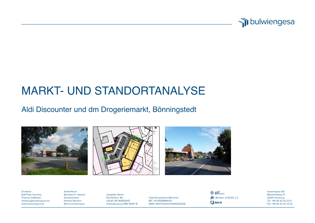 Aldi Discounter Und Dm Drogeriemarkt, Bönningstedt