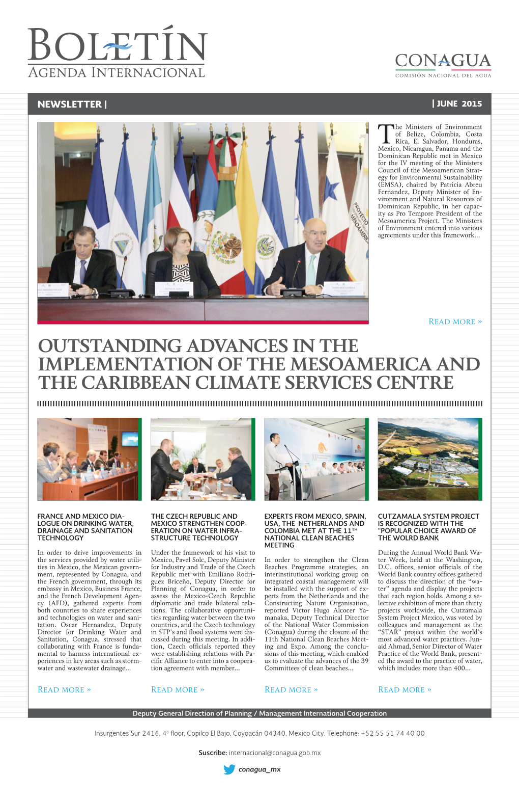 Outstanding Advances in the Implementation of the Mesoamerica and the Caribbean Climate Services Centre