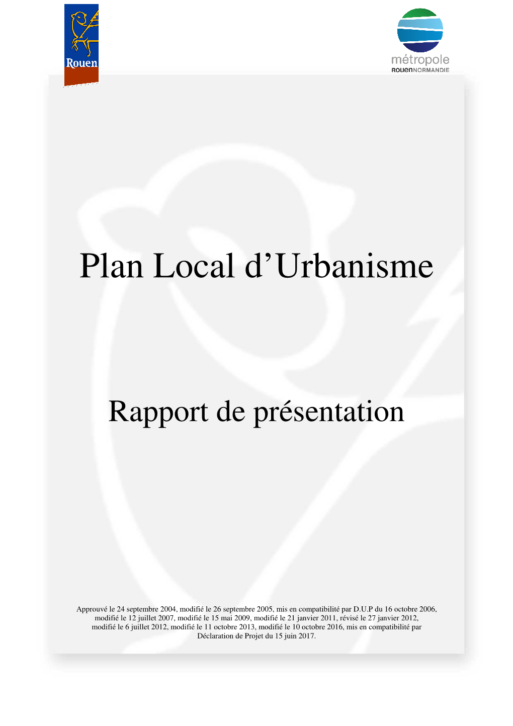 Plan Local D'urbanisme