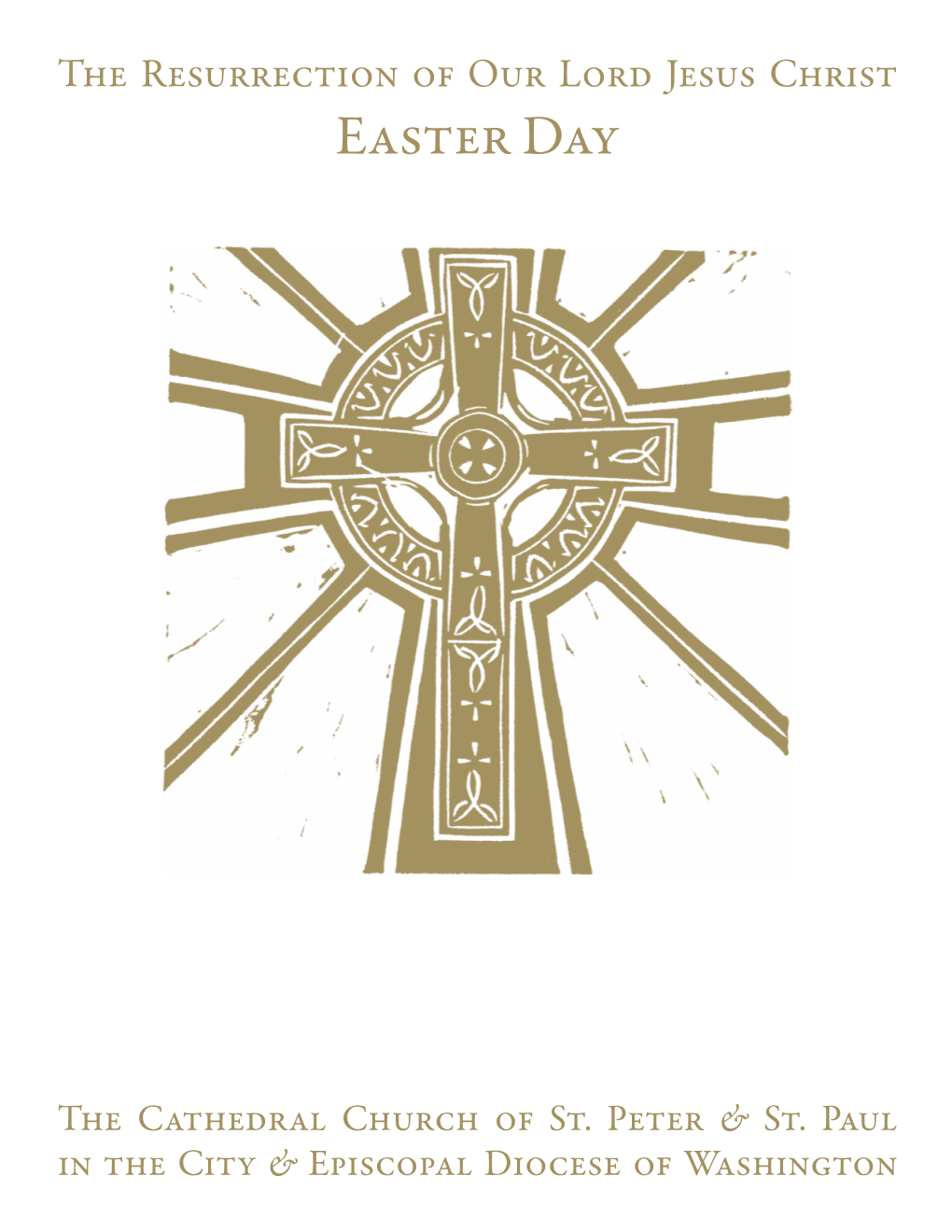 Leaflet (Bulletin) for Festival Holy Eucharist on Easter Day, April 4, 2010