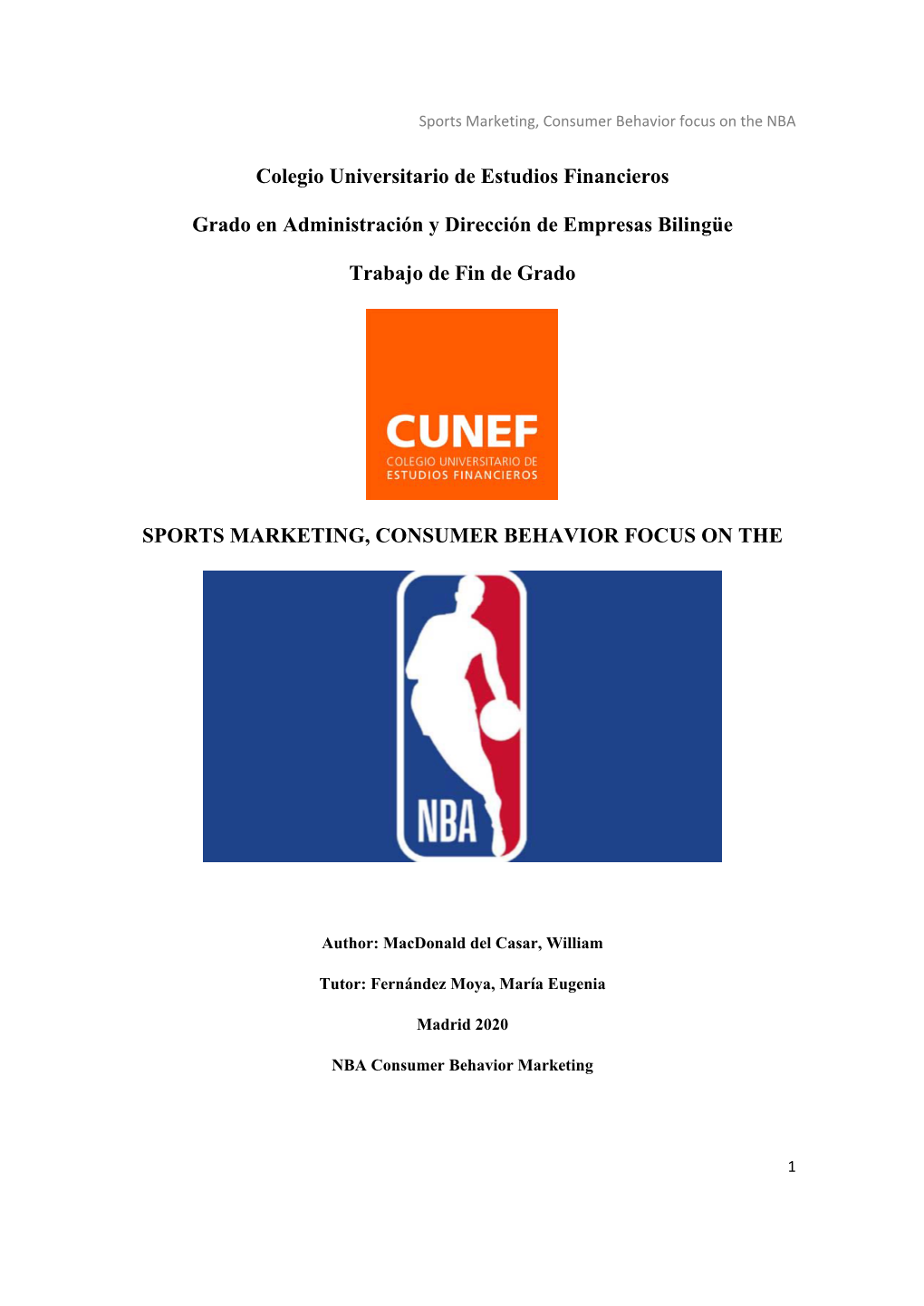 Sports Marketing, Consumer Behavior Focus on the NBA