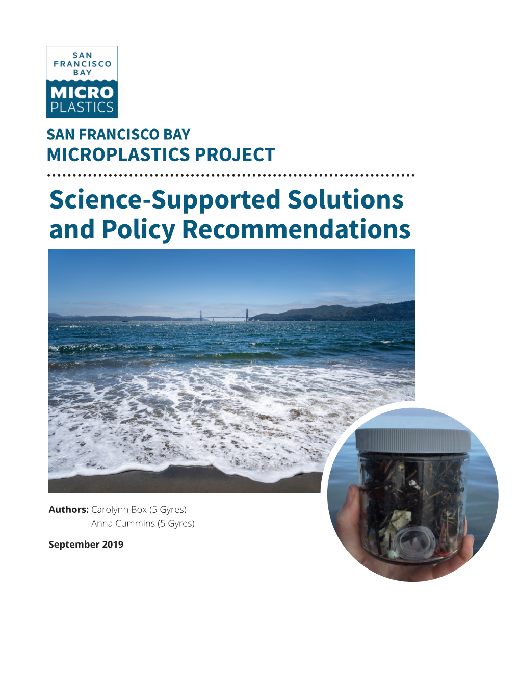 MICROPLASTICS PROJECT Science-Supported Solutions and Policy Recommendations