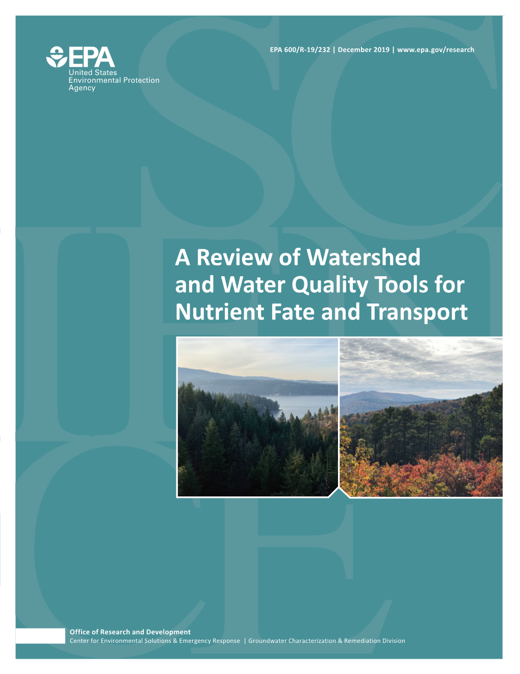 A Review of Watershed and Water Quality Tools for Nutrient Fate and Transport