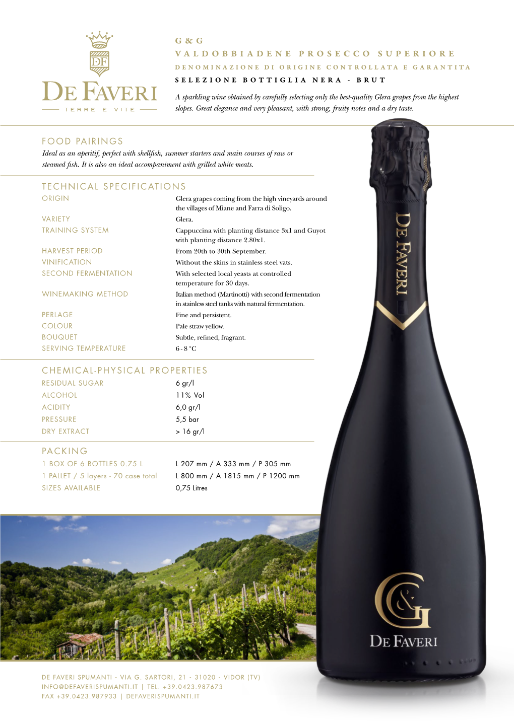 G&G Valdobbiadene Prosecco Superiore