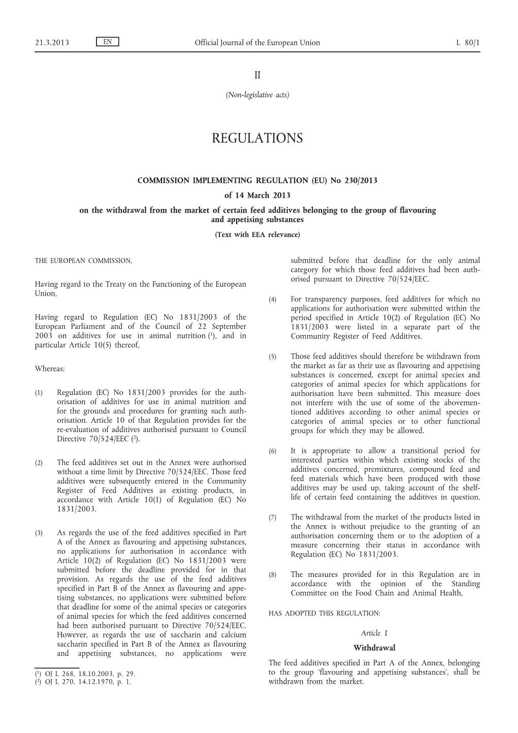 Commission Implementing Regulation (EU)