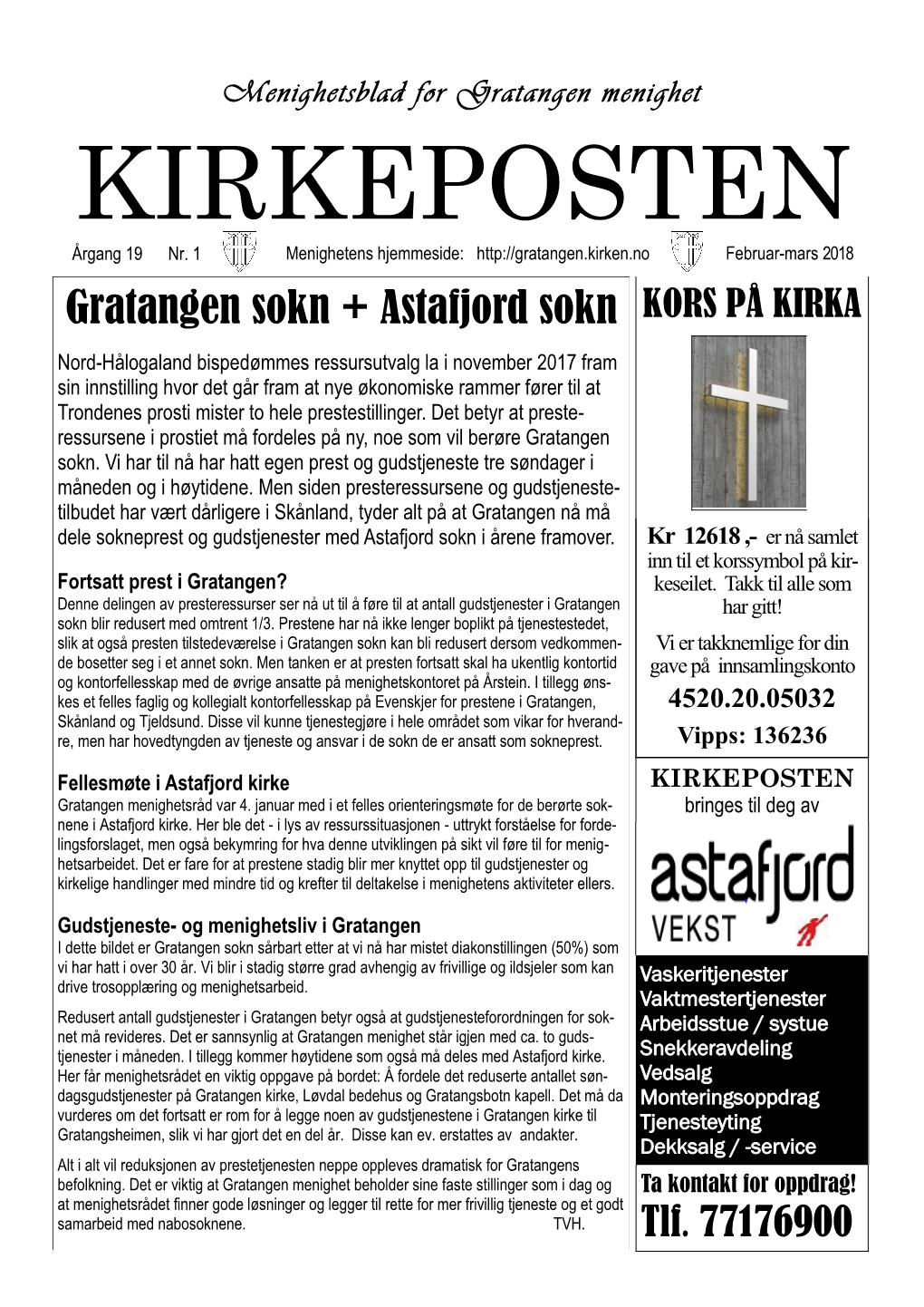 Kirkeposten Nr 1, 2018