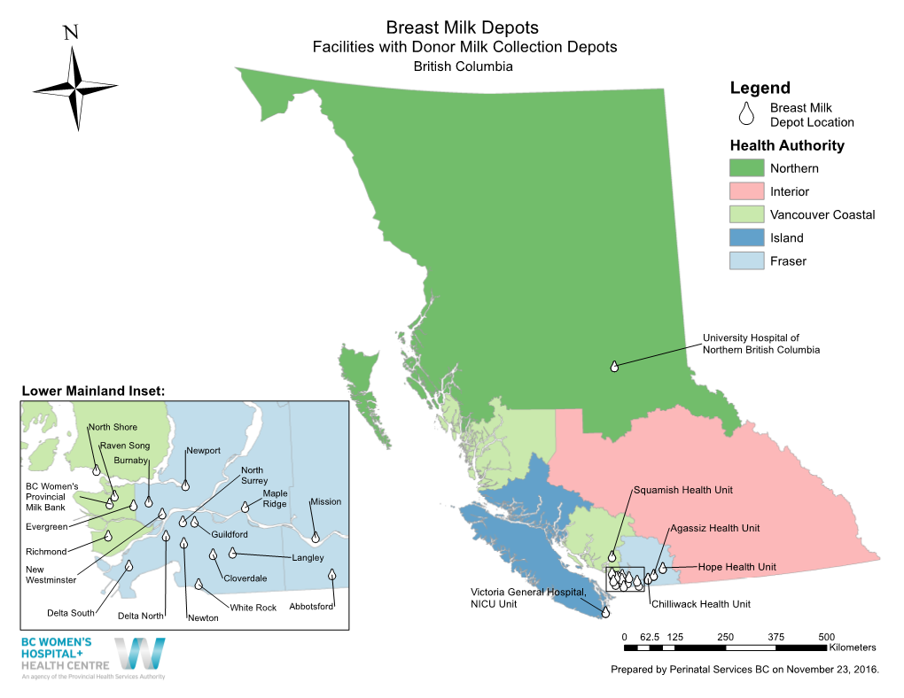 Breast Milk Depots