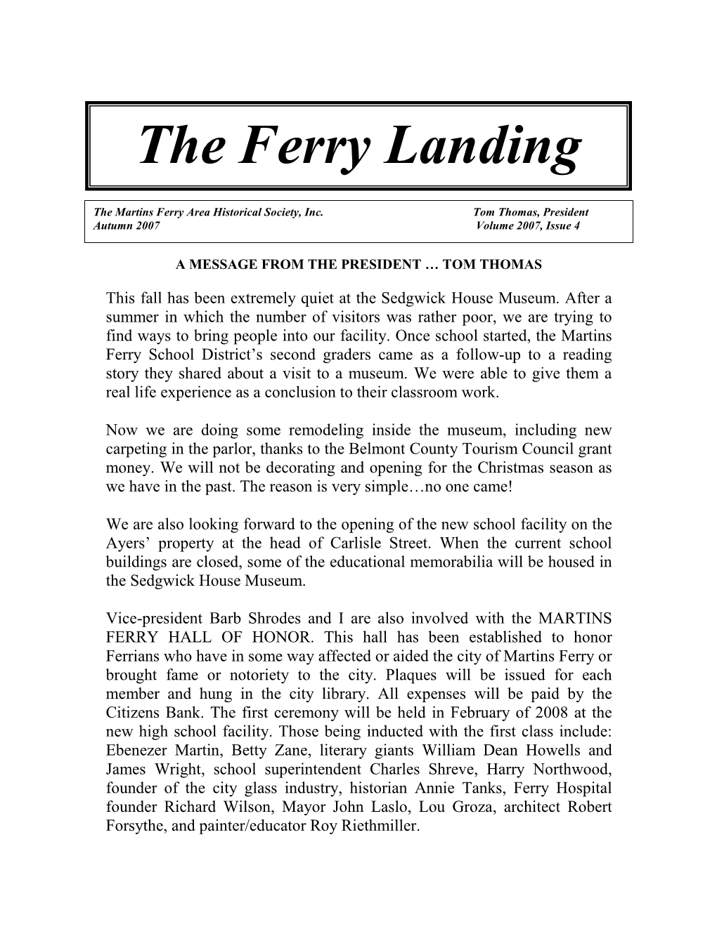 The Ferry Landing