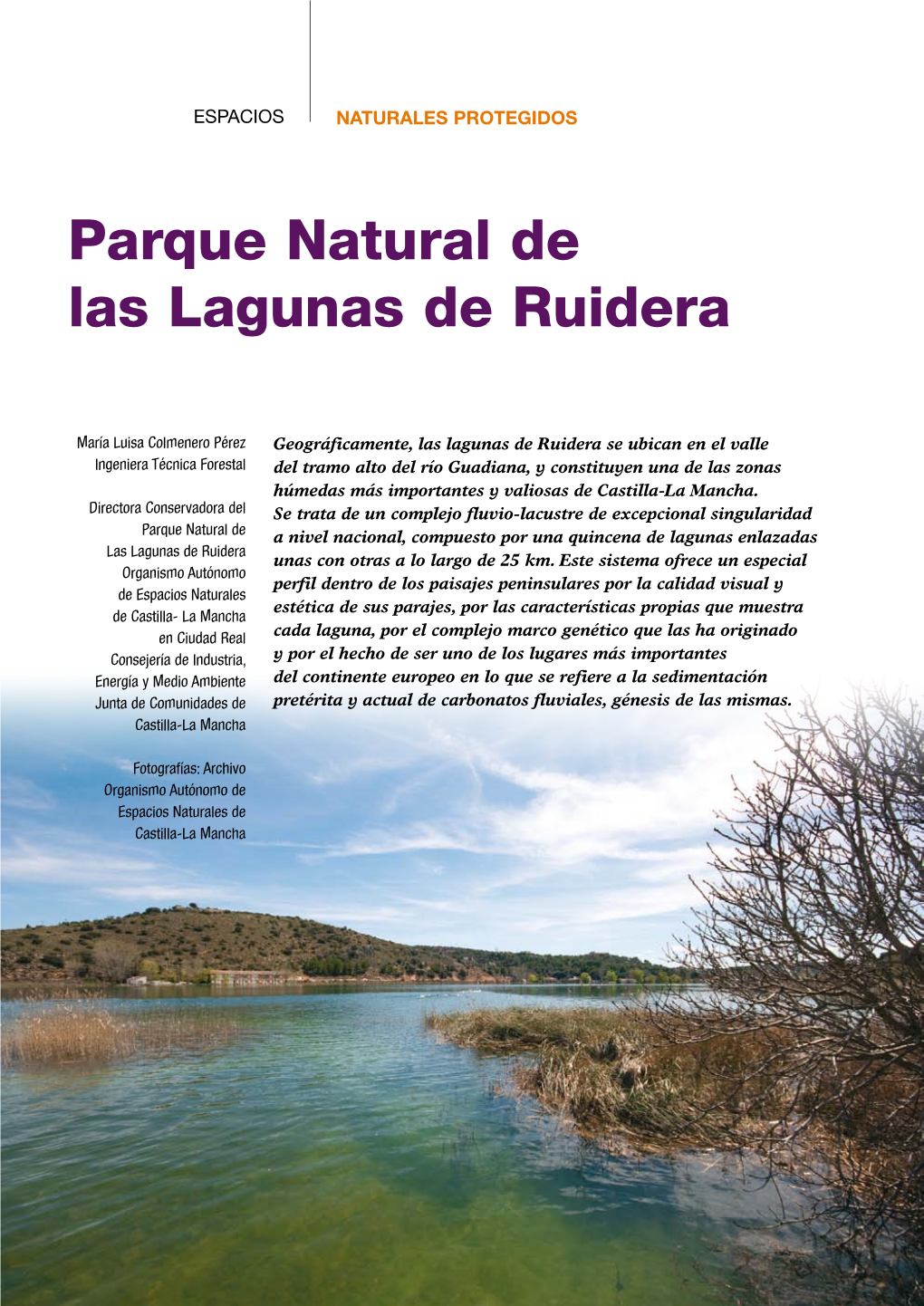 Parque Natural De Las Lagunas De Ruidera