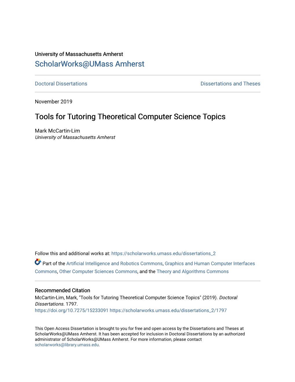 Tools for Tutoring Theoretical Computer Science Topics