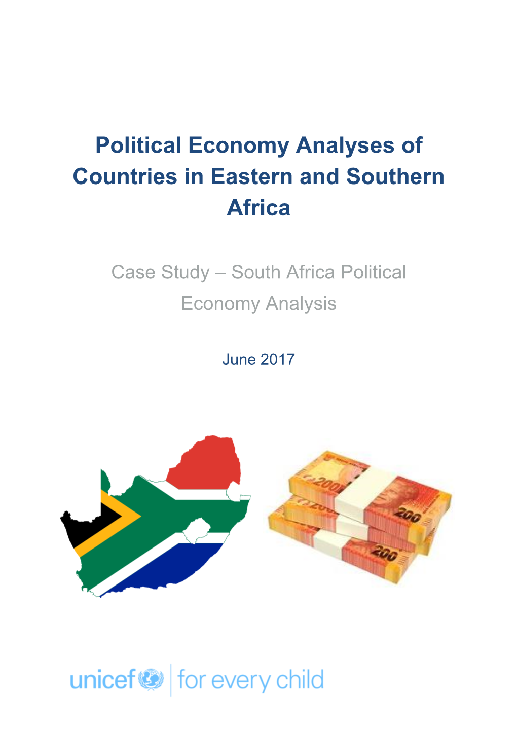 Case Study – South Africa Political Economy Analysis