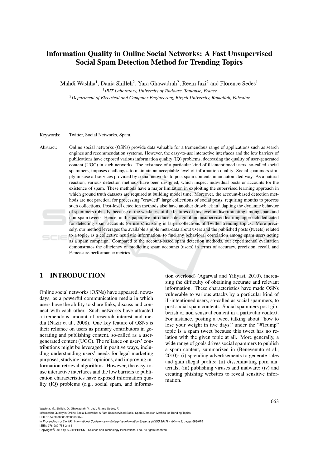 A Fast Unsupervised Social Spam Detection Method for Trending Topics