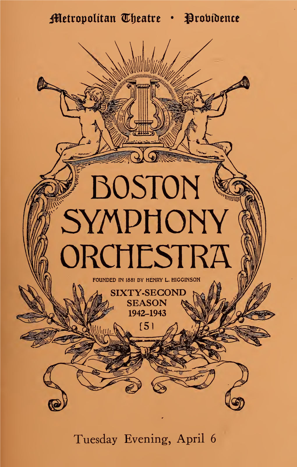 Boston Symphony Orchestra Concert Programs, Season 62,1942-1943, Trip