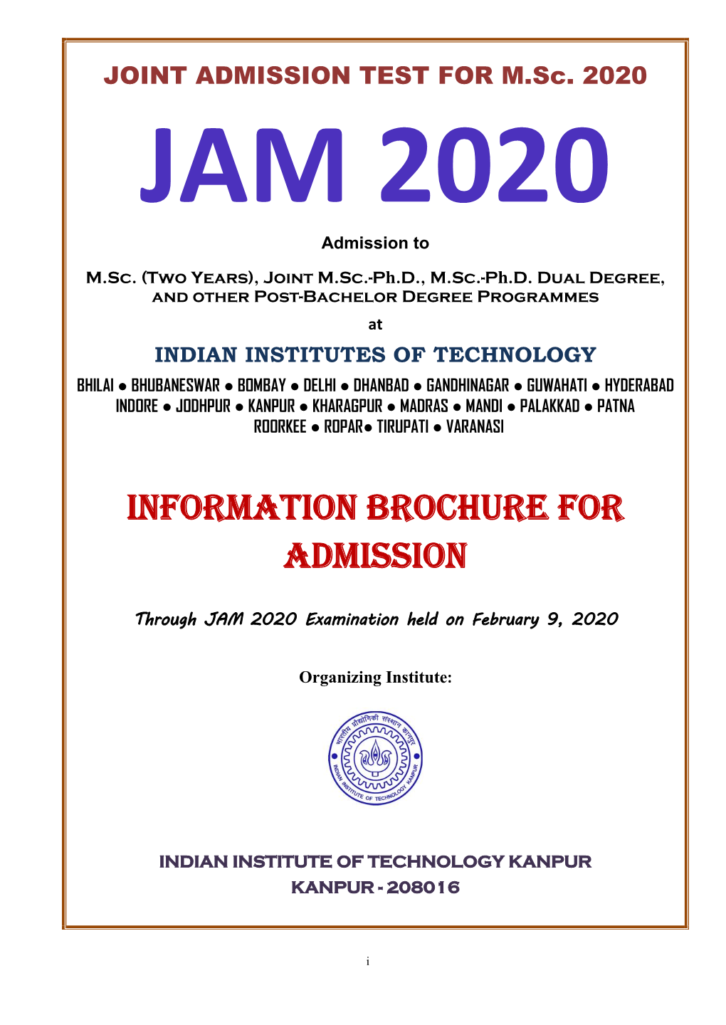 Admission Brochure