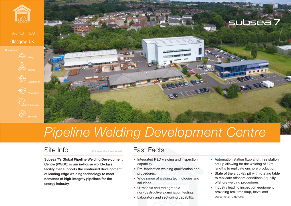 Pipeline Welding Development Centre