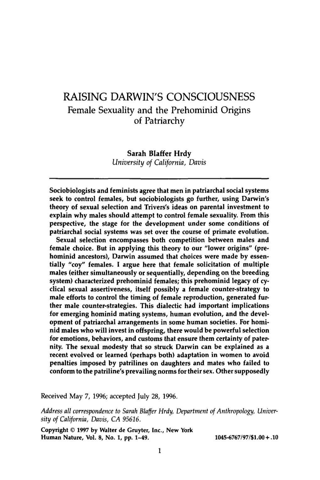Raising-Darwins-Consciousness.Pdf
