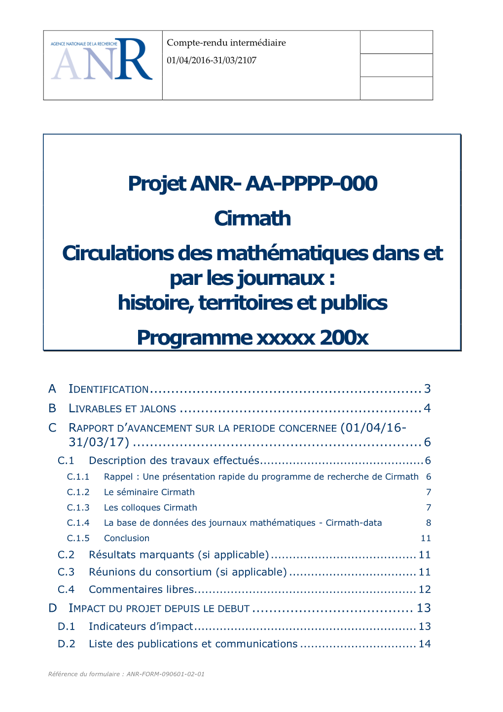 Second Rapport Intermédiaire