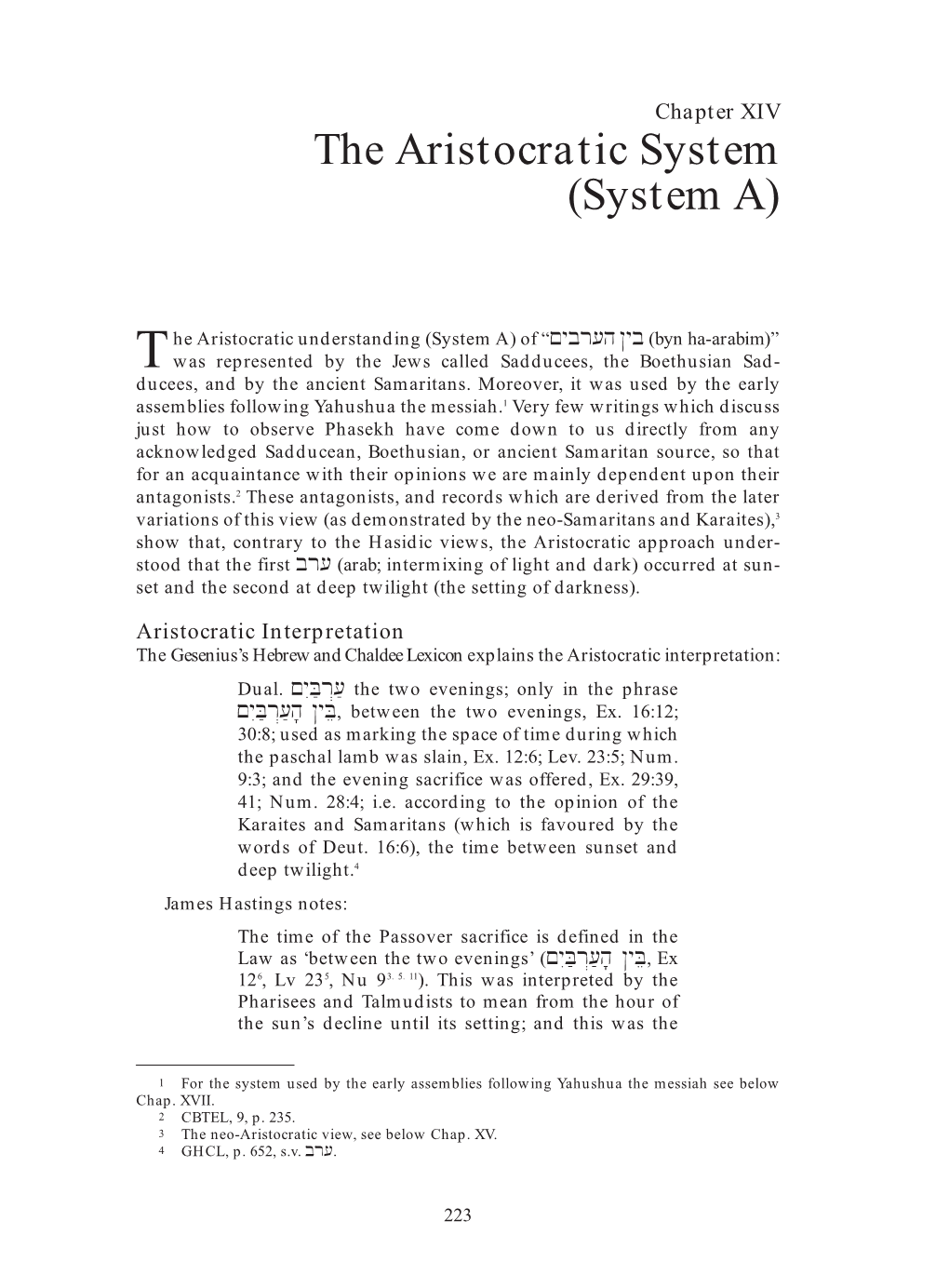 14.Aristocratic System