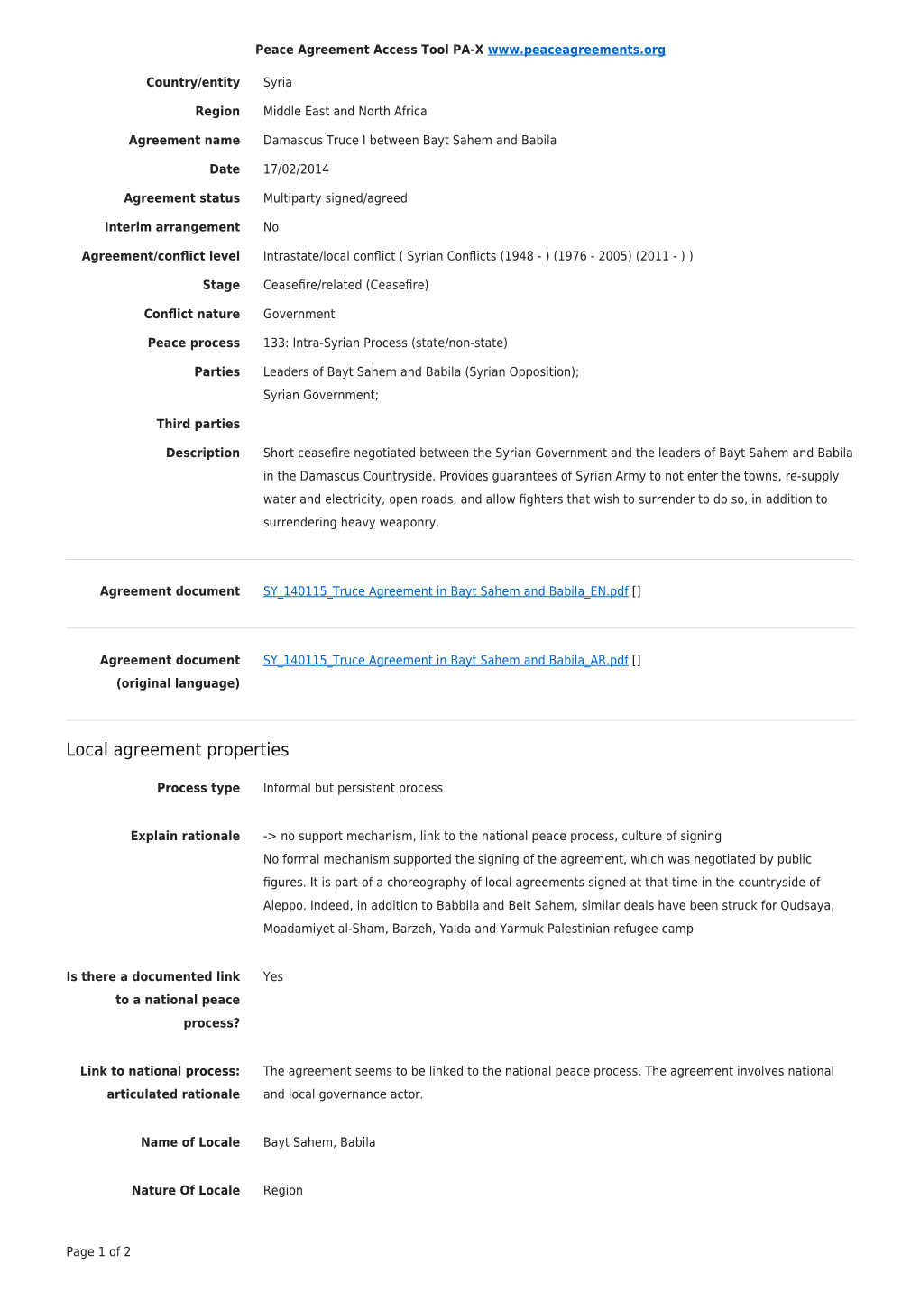 Export Agreement Coding (PDF)