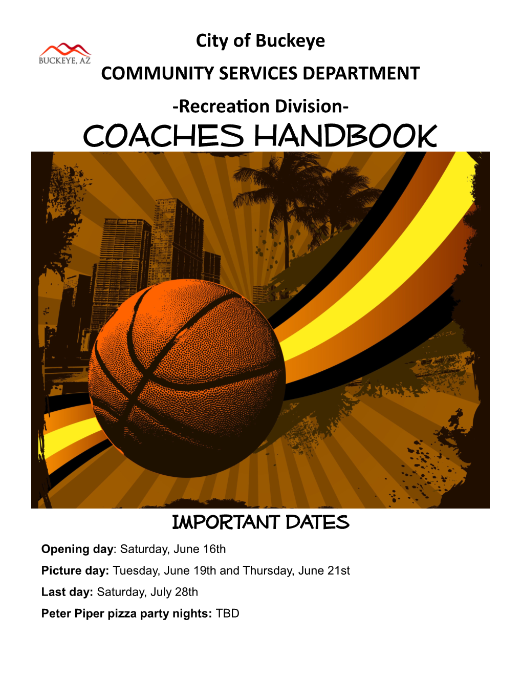 Coaches Handbook