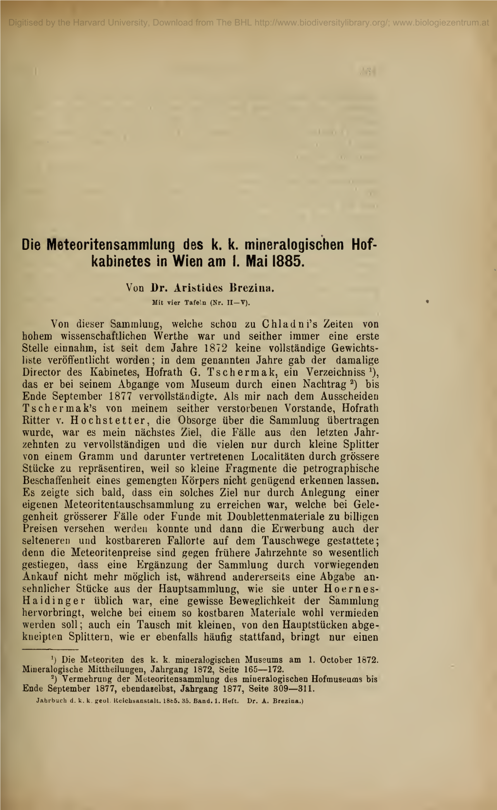 Jahrbuch Der Kais. Kn. Geologischen Reichs-Anstalt