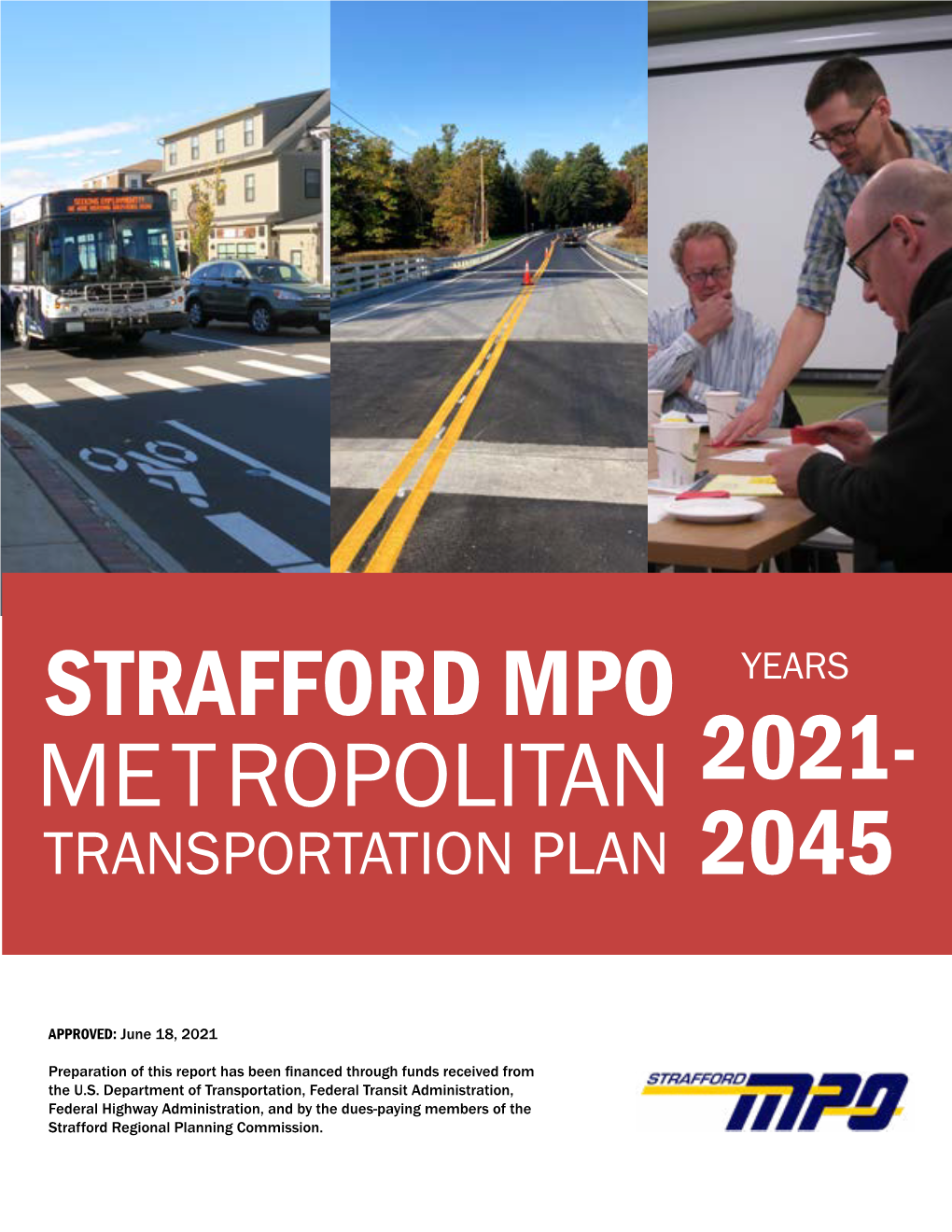 Strafford Mpo Years Metropolitan 2021- Transportation Plan 2045