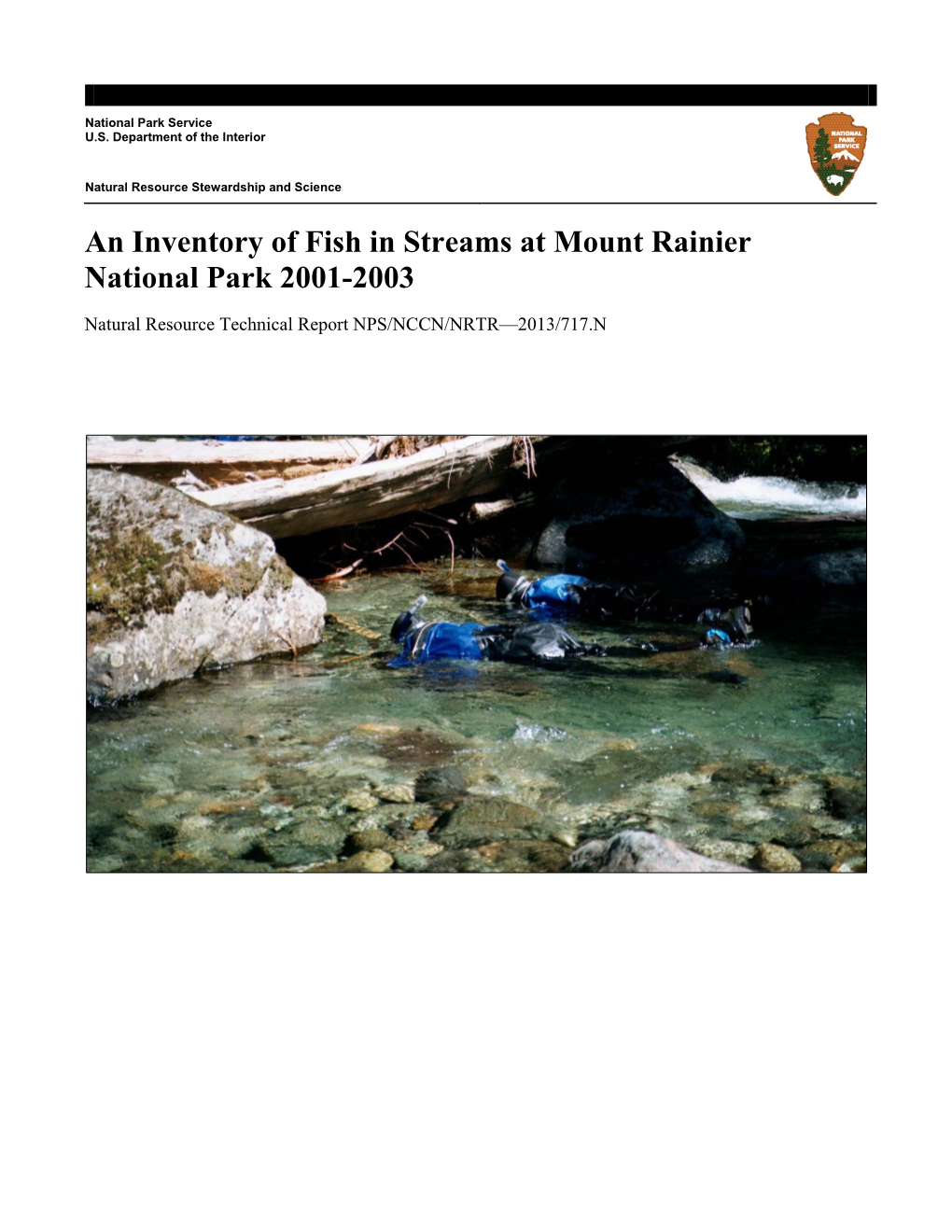 An Inventory of Fish in Streams in Mount Rainier National Park 2001-2003