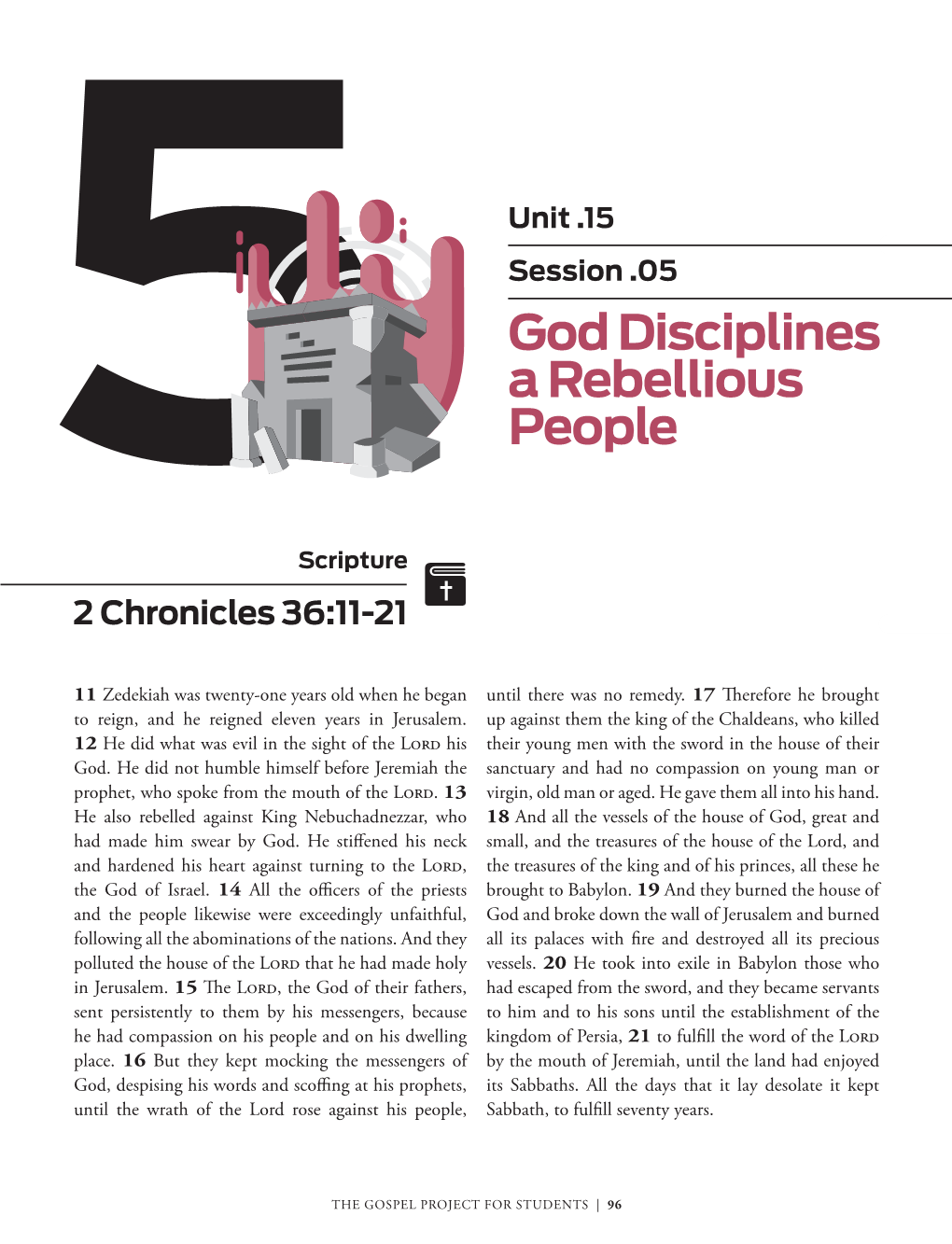 God Disciplines a Rebellious People