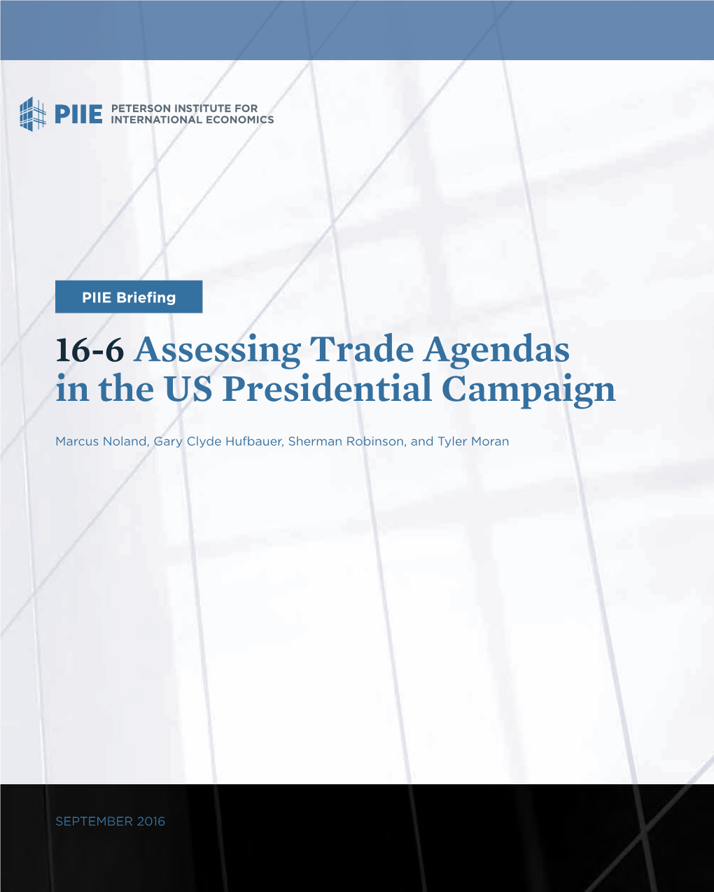 Assessing Trade Agendas in the US Presidential Campaign