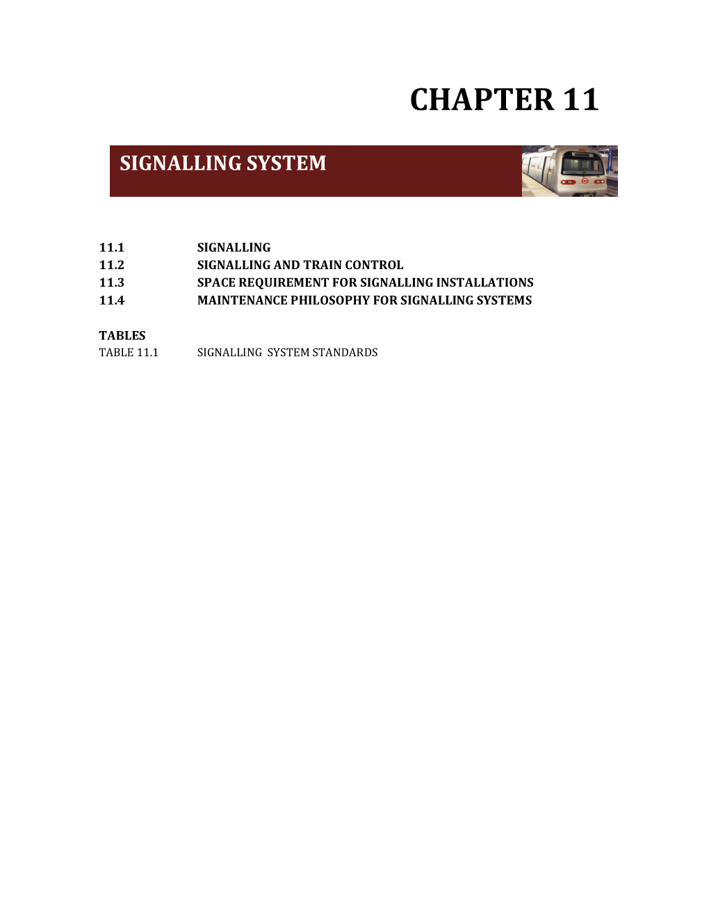 Signalling System