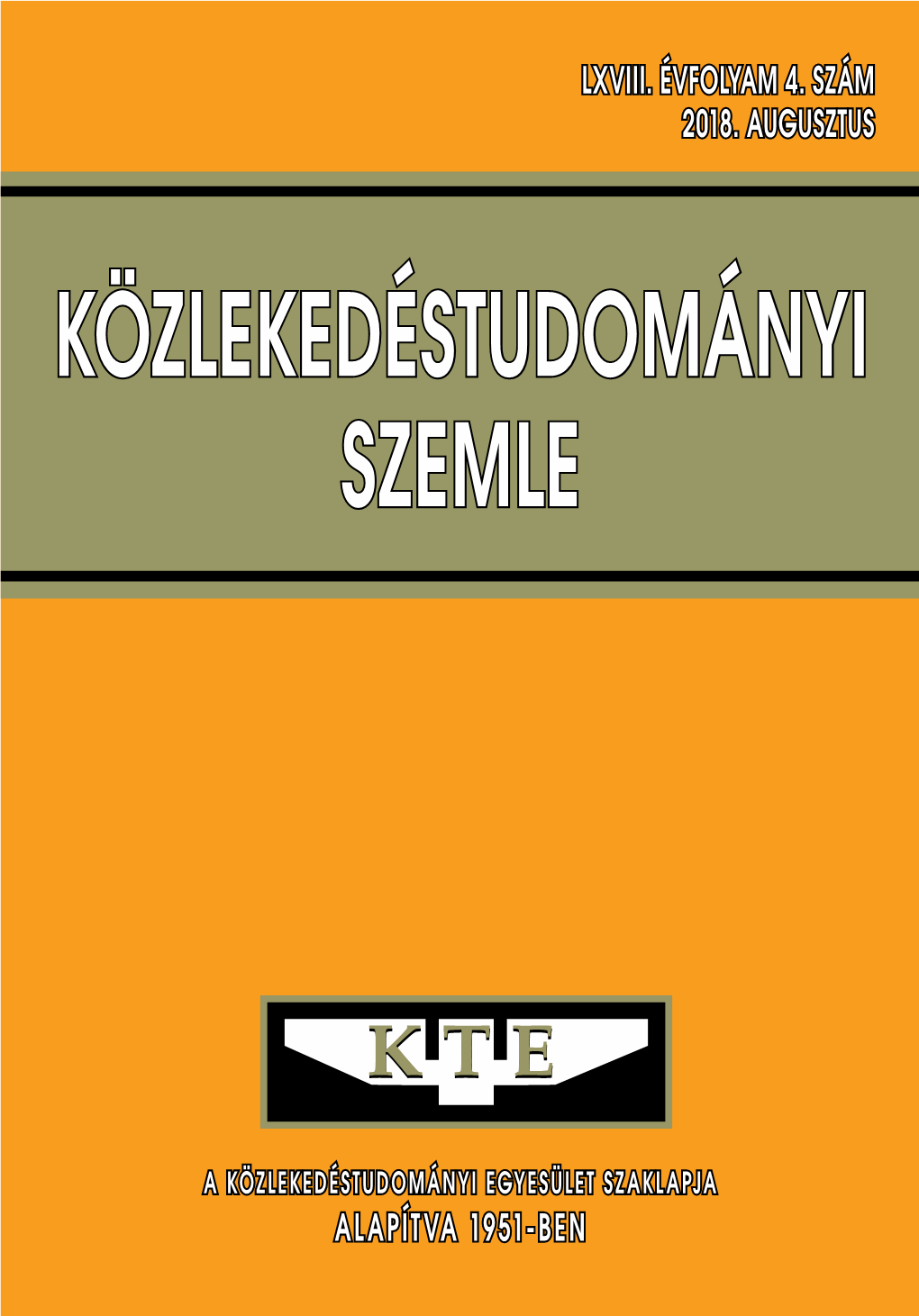 Közlekedéstudományi Szemle