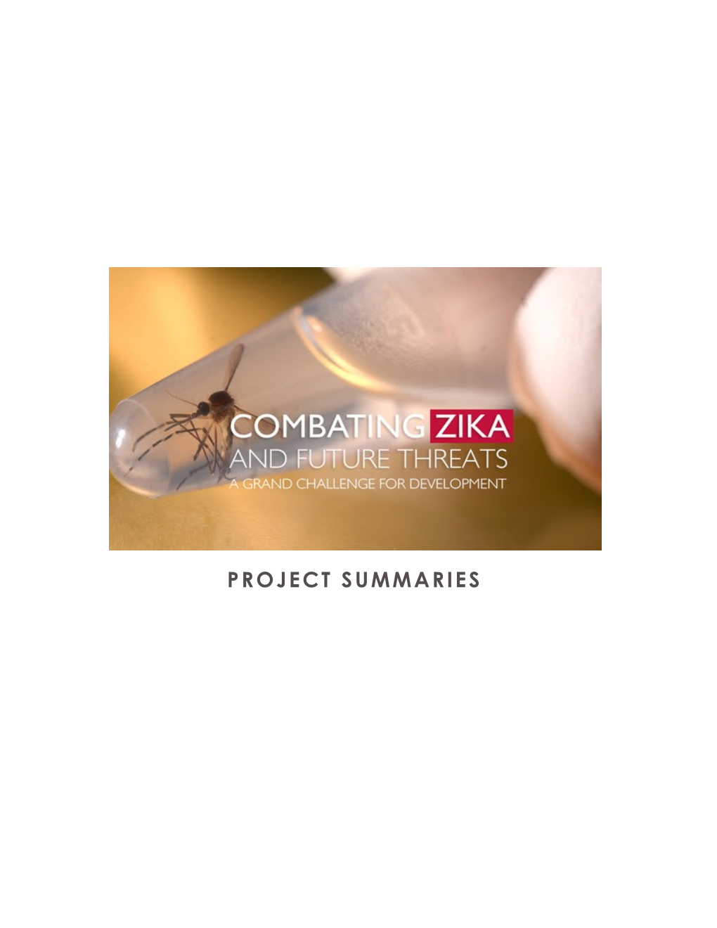 Combating Zika