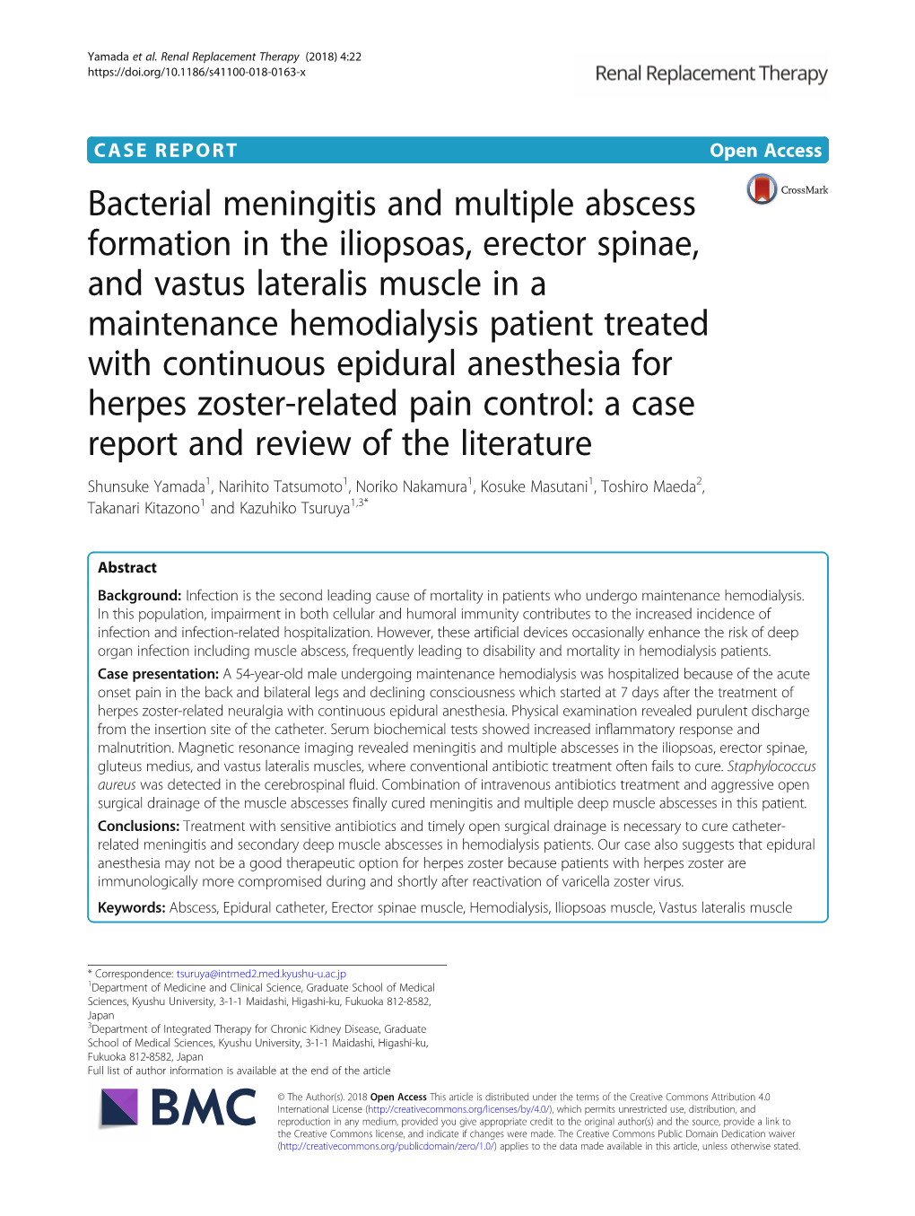 Bacterial Meningitis and Multiple Abscess Formation in the Iliopsoas