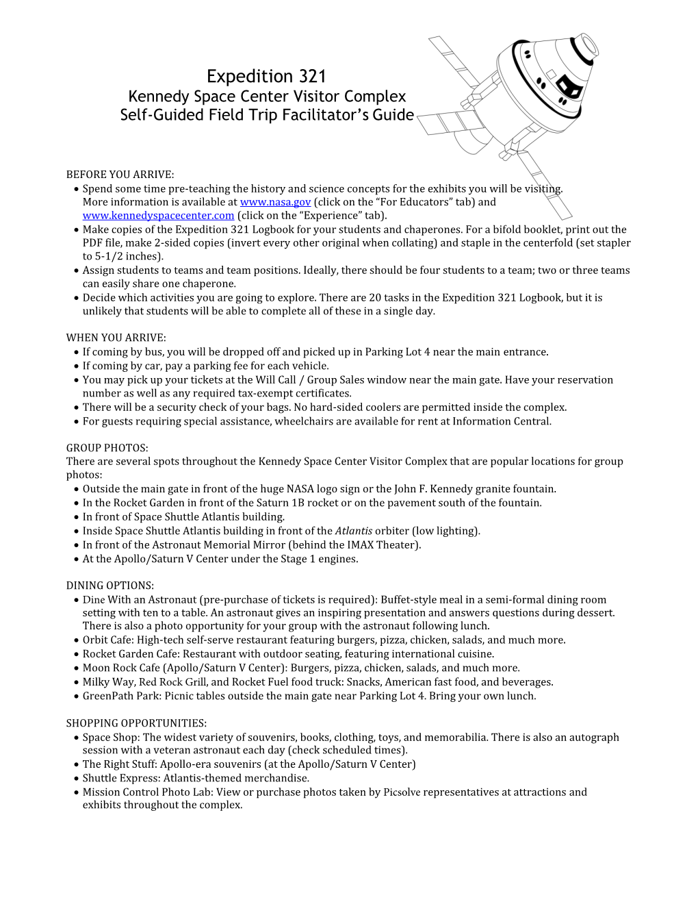 Mission Task Checklist