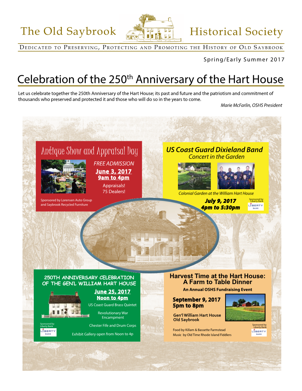 Celebration of the 250Th Anniversary of the Hart House