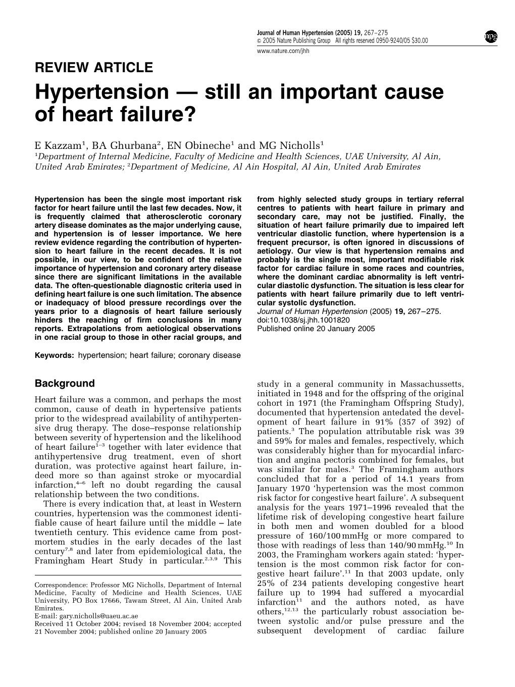 Still an Important Cause of Heart Failure?