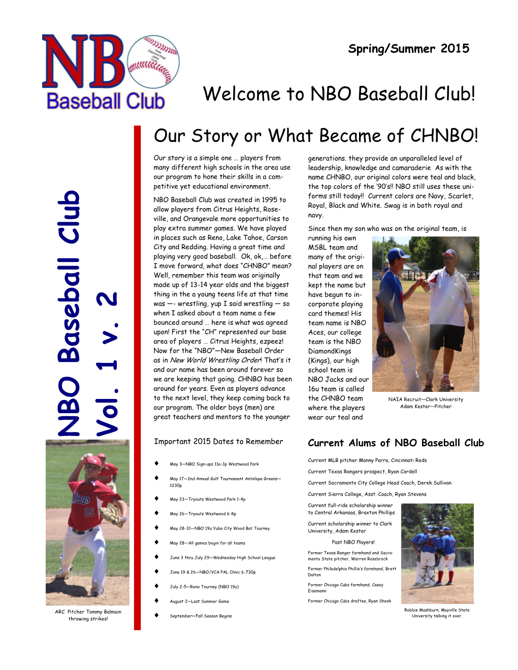 NBO Baseball Club Vol. 1 V. 2