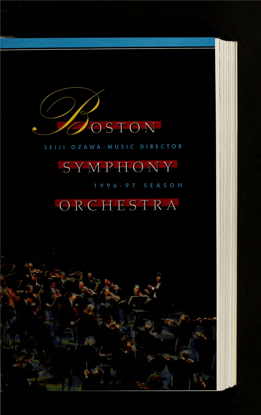 Boston Symphony Orchestra Concert Programs, Season 116, 1996