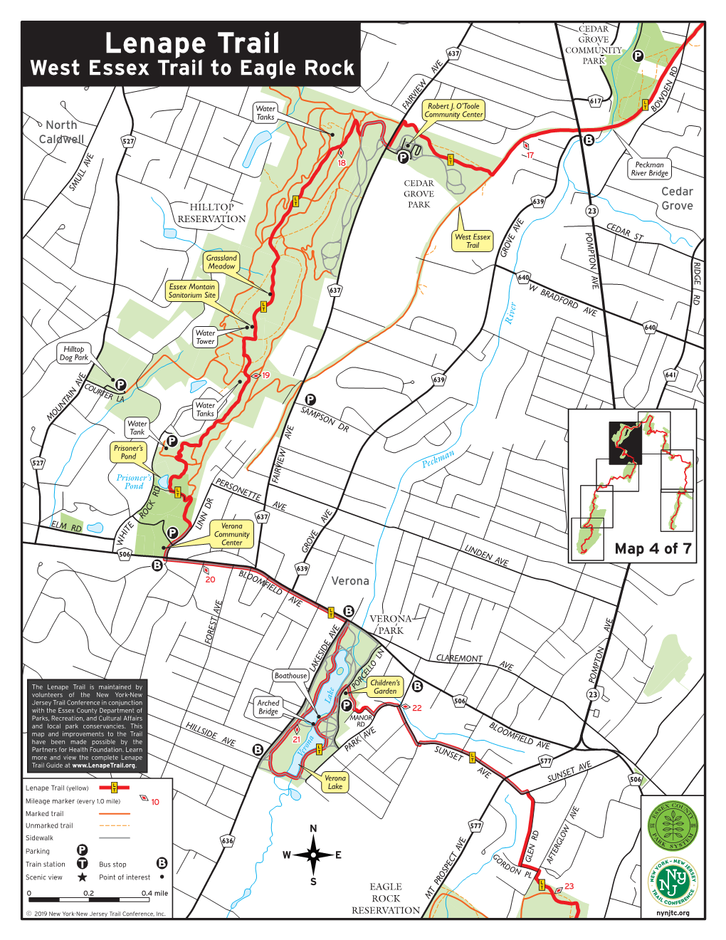 West Essex Trail to Eagle Rock Reservation