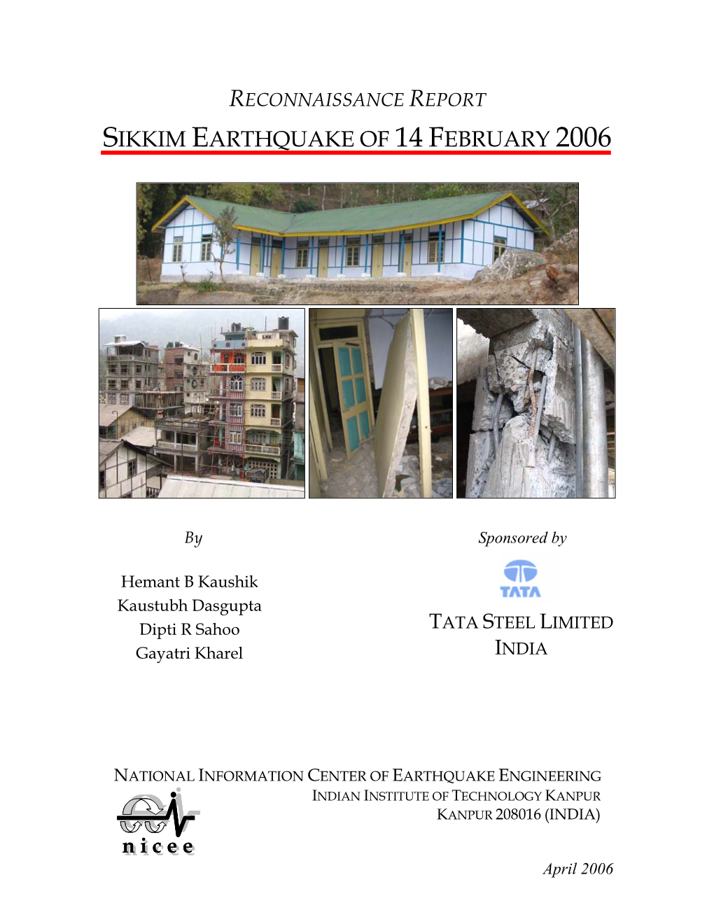 Sikkim Earthquake of 14 February 2006