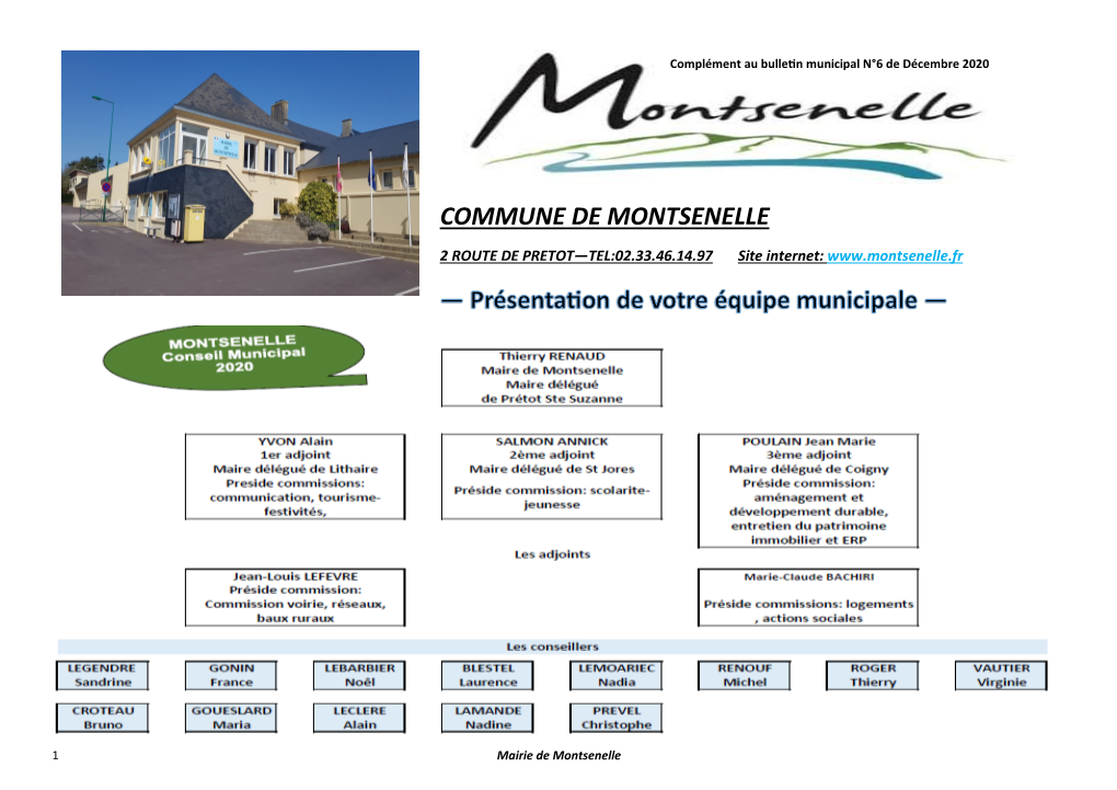 Commune De Montsenelle