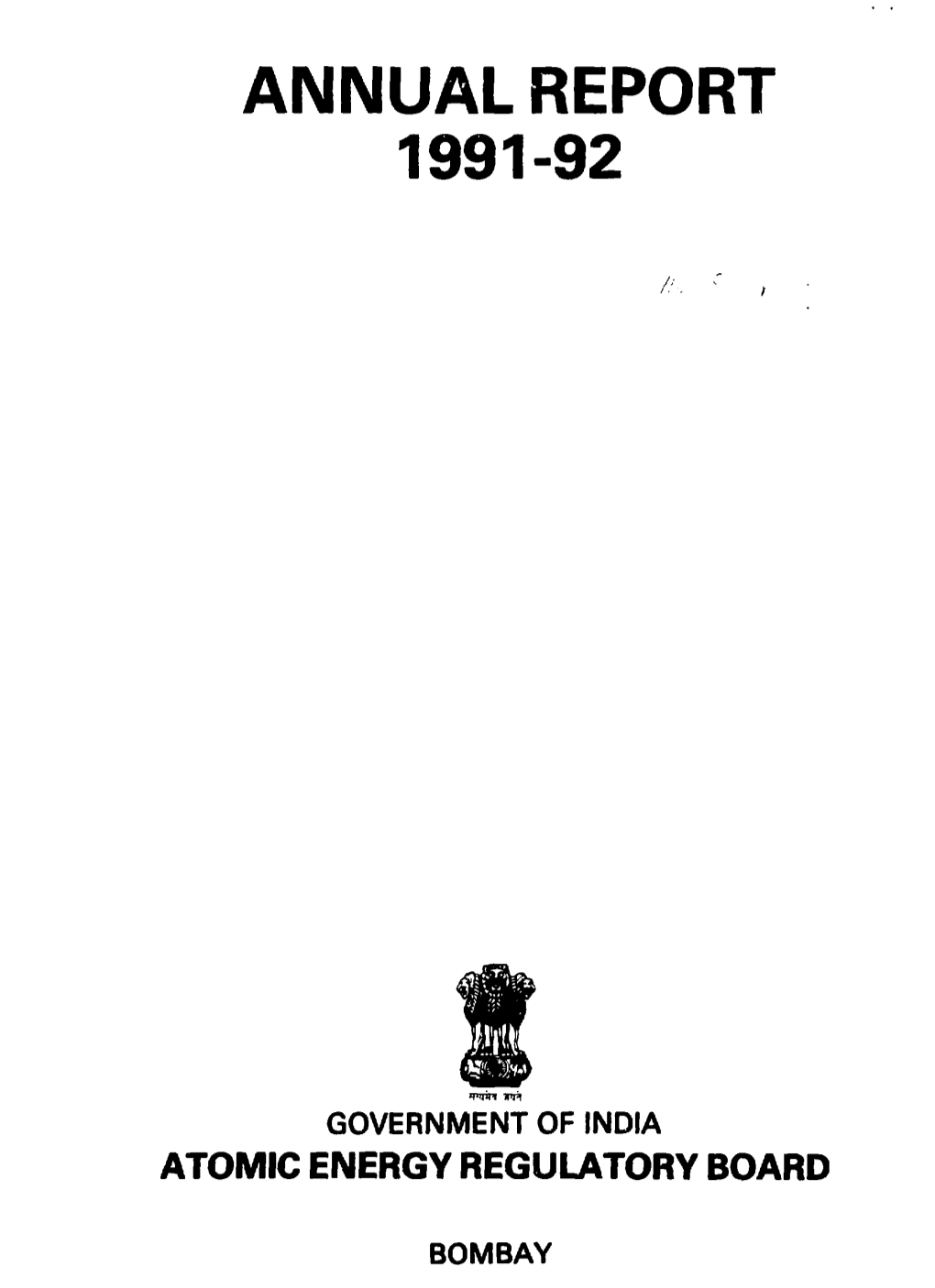 Annual Report 1991-92