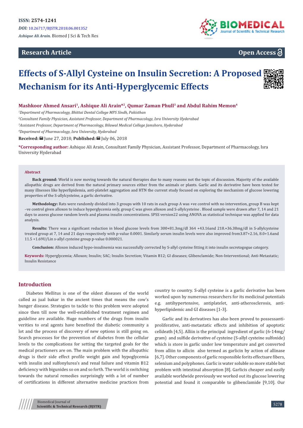 Effects of S-Allyl Cysteine on Insulin Secretion: a Proposed Mechanism for Its Anti-Hyperglycemic Effects