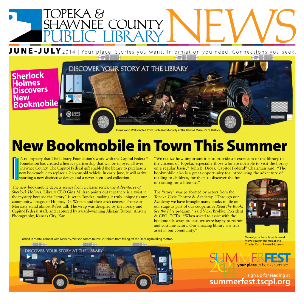 New Bookmobile in Town This Summer