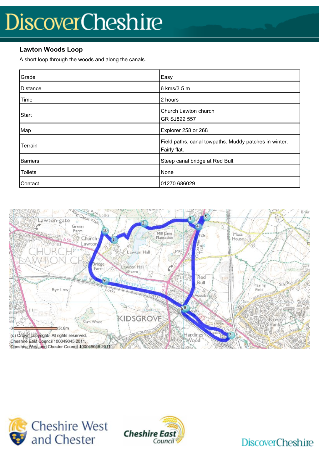 Lawton Woods Loop a Short Loop Through the Woods and Along the Canals